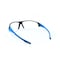 Ge Safety Glasses, Anti-Fog & Anti-Scratch, Clear Lens, Black/Blue Frame GE206CAF - alternate 2